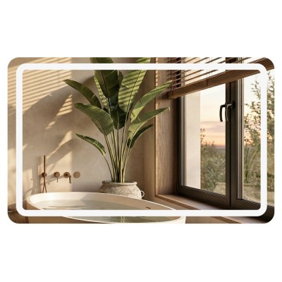 Oglindă LED 100x60cm EDIT foto