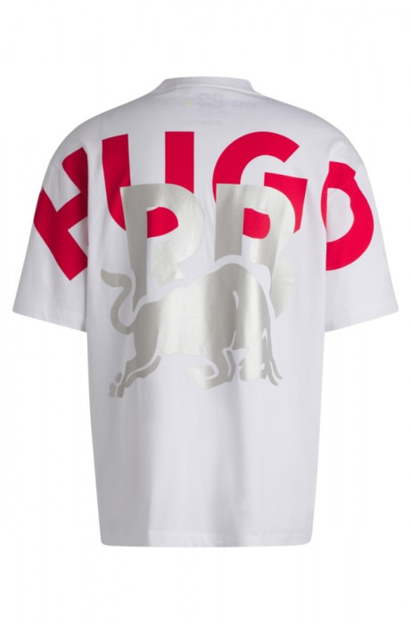 Visa Cash App RB tricou de bărbați Hugo oversize white F1 Team 2024 - XL