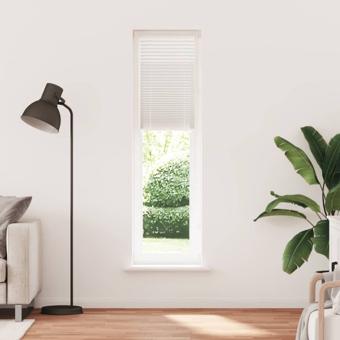 Jaluzea plisse, alb, 60x200 cm, pliuri