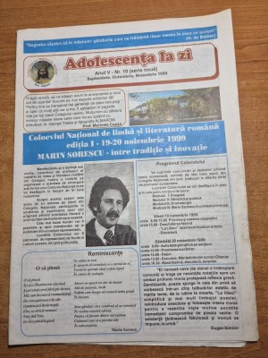 revista adolescenta la zi - septembrie,octombrie,noiembrie 1999 foto