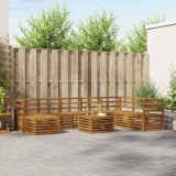 vidaXL Seturi de canapele natural Lemn Solid de Acacia 3375309