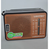 Radio LT-607 Fm/MW/SWI/SW2, 4 benzi, Leotec