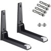 Suport Cuptor Microunde Starlight, Inox, Negru, 2 Bucati - Compatibil Diverse Modele