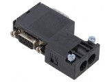 Conector Profibus IP20 12Mbps 64x35,6x15,8mm