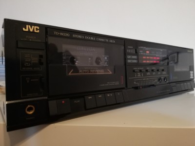 Stereo Casette Deck JVC model TS-W220 - Impecabil/Vintage/made in Japan foto