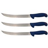 Cumpara ieftin Set trei cutite de bucatar IdeallStore&reg;, Chef&#039;s Knife, otel inoxidabil, 38 cm, albastru