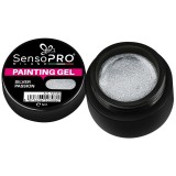 Cumpara ieftin Gel UV Pictura Unghii Silver Passion 5ml, SensoPRO Milano