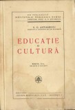 C9596N Educație și cultură de G G Antonescu, 1935