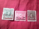 Serie Belgia 1921 , Sport - Olimpiada Anvers , 3 valori stampilate cu supratipar