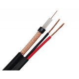 Cablu RG 59 coaxial cu alimentare 2x0.75, CUPRU 100%, rola 100 m 201801013033 SafetyGuard Surveillance