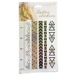 Set 7x Tatuaje Temporare, Zamo&reg;, Boho Tribal, UJ-8, Rezistente la Apa, Diverse Modele si Dimensiuni,