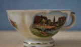 Lot de 3 cesti pentru servire ceai din portelan fin Bavaria 1900 - 1950