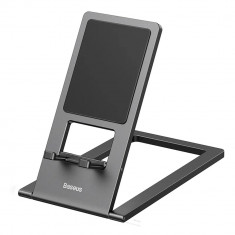 Suport Birou Telefon Tableta Baseus Foldable (LUKP000013) Gri