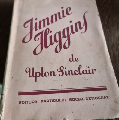 Upton Sinclair - Jimmie Higgins foto