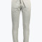 Pantaloni sport barbati cu talie elasitica din bumbac cu logo brodat gri L, Gri, L INTL, L (Z200: SIZE(3XSL ? 5XL))