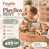 Fayola PlayBox RENT Abonament Inchiriere 4 Jucarii pentru Copii, 3 luni