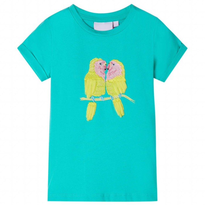 Tricou pentru copii, verde mentă, 104