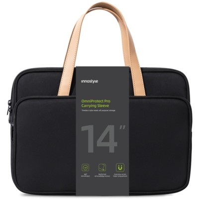 Innostyle Geanta Pentru Laptop Pentru Femei 14 Impermeabil Omniprotect Pro Negru foto