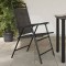 vidaXL Scaune pliante de grădină, 8 buc., gri melange, oțel/textilene 3157294
