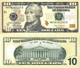 USA SUA ? bancnota ? 10 Dollars ? 2017 ? P-545 ? B2 New York ? UNC ? necirculata