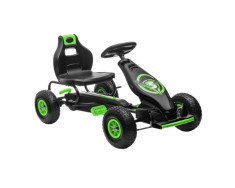 Go Kart G18 cu pedale, verde, Lean 10566