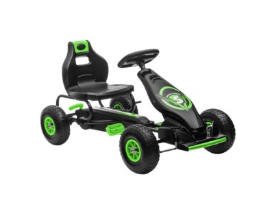 Go Kart G18 cu pedale, verde, Lean 10566 foto