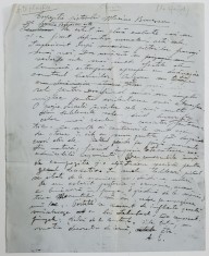 ARTUR ENASESCU ( 1889 - 1942 ) , POET SI JURNALIST ROMAN - MANUSCRISUL UNUI ARTICOL DE PRESA DESPRE EXPOZITIA PICTORULUI MARIUS BUNESCU , SCRIS SI