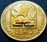 Cumpara ieftin Moneda 20 HALERU - RS CEHOSLOVACIA, anul 1986 *cod 2012 = A.UNC ERORI BATERE, Europa