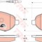 Set placute frana,frana disc PEUGEOT EXPERT platou / sasiu (2007 - 2016) TRW GDB1719