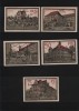 Notgeld Set 2x25 + 2x50 + 75pf Aschersleben, Europa