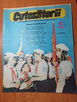 revista pentru copii - cutezatorii 24 martie 1983 foto