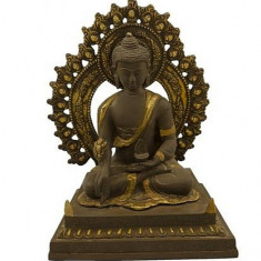 Sculptura de dimensiuni impresionante din bronz masiv reprezentând Buddha