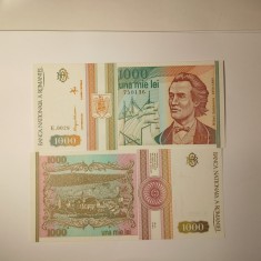 Di 37 Bancnota 1000 lei 1993 UNC Serie consecutiva