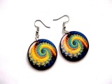 cercei lemn multicolori 45824