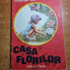 carte pentru copii - casa florilor - valentina dima - din anul 1976