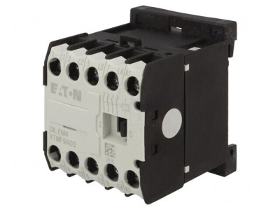 Contactor 4-Pini 24VAC 9A pentru Șină DIN 4kW foto