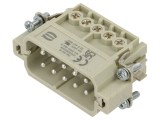 Conector HDC tată 16A 10+PE