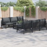 Cumpara ieftin Set de canapele pentru grădină 7 pcs Antracit Oţel &amp; Tesatura