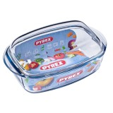 Vas termorezistent rectangular cu capac 4.5L PYREX ESSENTIALS Handy KitchenServ