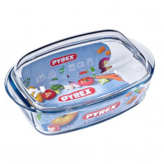 Vas termorezistent rectangular cu capac 4.5L PYREX ESSENTIALS Handy KitchenServ foto