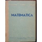 MATEMATICA - C. IONESCU BUJOR VOL.II