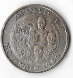 Medalie 100 gold - Apollo 12, November 1969, 35 mm, Europa