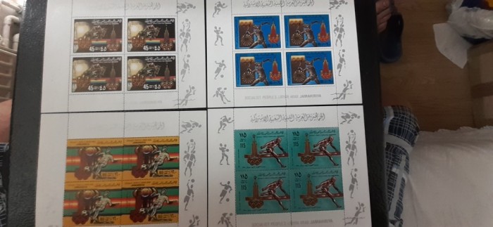 Libia-J O Moscova 1980 ,sport-set complet klb ,nestampilate MNH (C2)