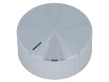Buton Rotativ Negru cu Indicator 6mm Aluminiu/Plastic