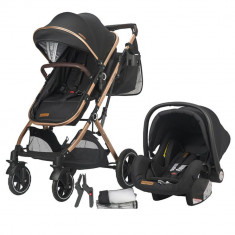 Carucior 3 in 1 ultracompact Coccolle Ravello, Diamond Black