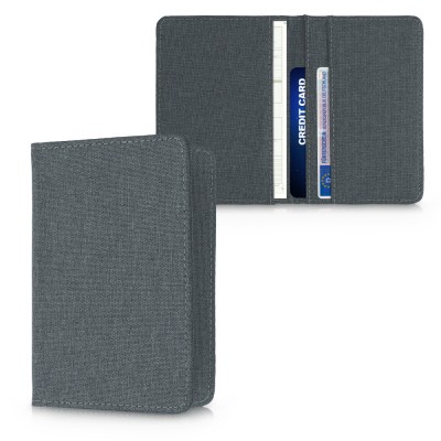 Husa pentru documente auto, Kwmobile, Gri, Textil, 55236.01 foto