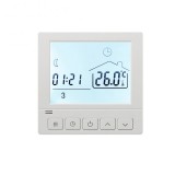 Cumpara ieftin Termostat Techstar&reg; Smart TH-8W, Wireless, 16A, 3500W, Google Home, Alexa, Tuya, Senzor Pardoseala, Alb
