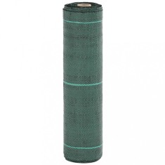 vidaXL Membrană antiburuieni, verde, 0,5x25 m, PP 4005243