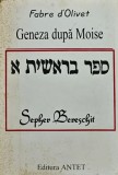 Cumpara ieftin Geneza după Moise - 1996 - Fabre d Olivet (J395)