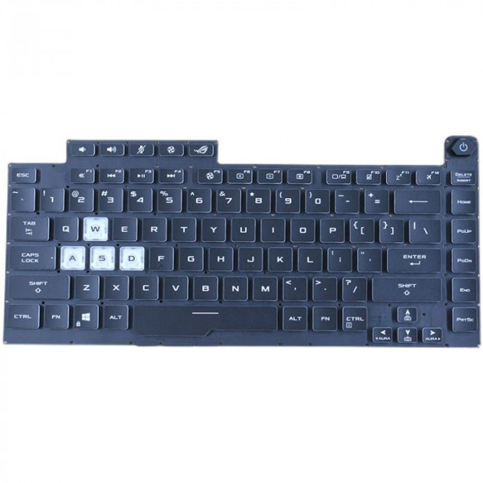 Tastatura Laptop, Asus, ROG G531GD, G531GT, G531GV, G531GU, cu iluminare, layout US
